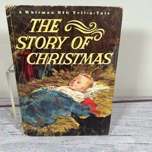 Vintage 1965 Book The Story of Christmas A Whitman Big Tell-a-Tale